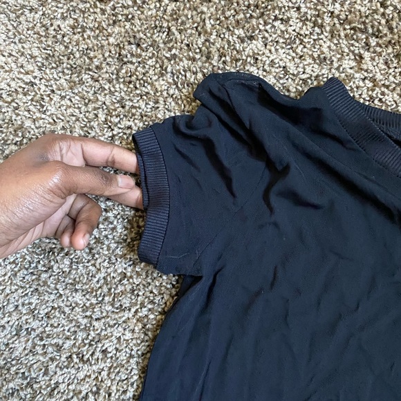 FOREVER 21 BLACK SHEER CROP TOP - Picture 5 of 6